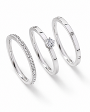 Celeste Trio Ring Set