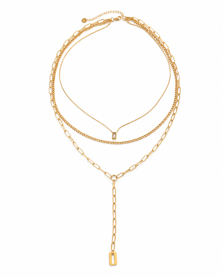 Elara Layered Chain Necklace