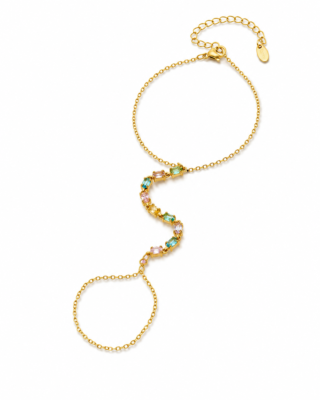 Celeste Crystal Hand Chain