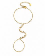 Celeste Crystal Hand Chain
