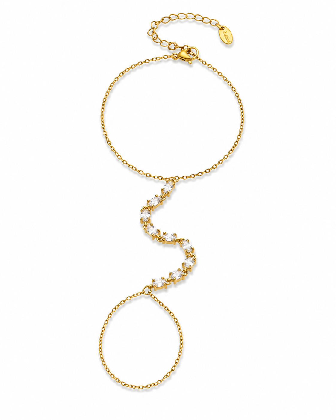 Celeste Crystal Hand Chain