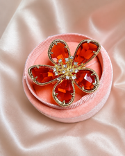 Crystal Bloom Statement Ring