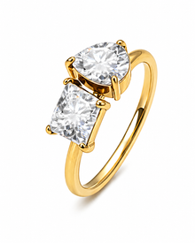 Mixed Cut Crystal Ring Series