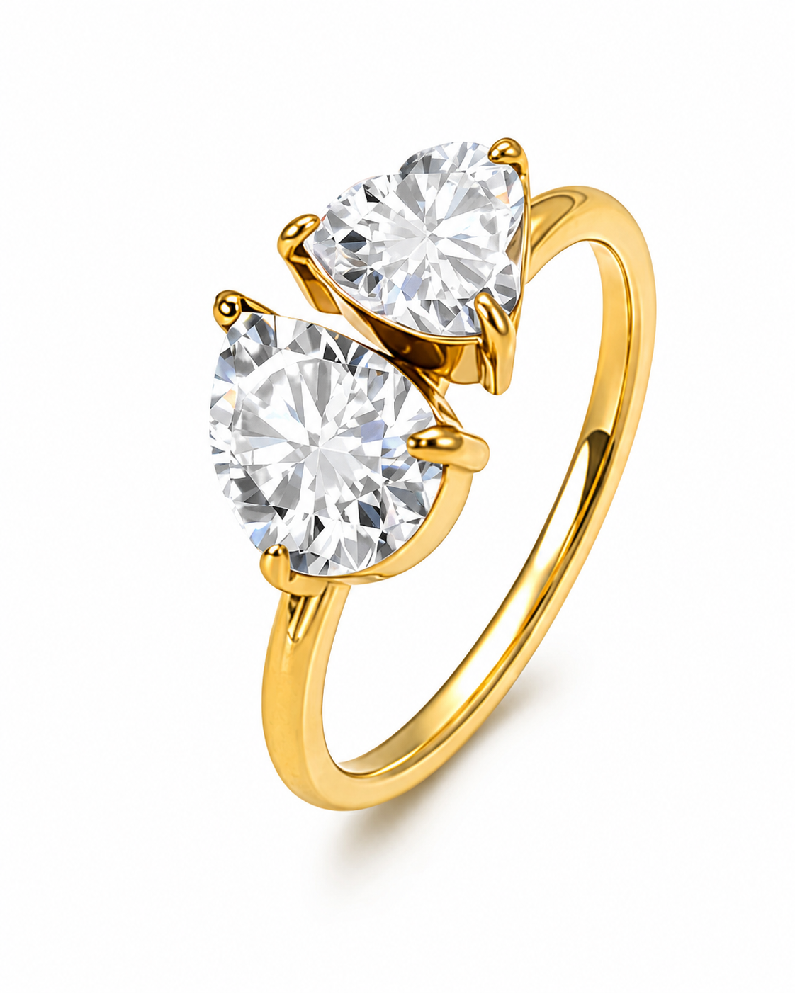 Mixed Cut Crystal Ring Series