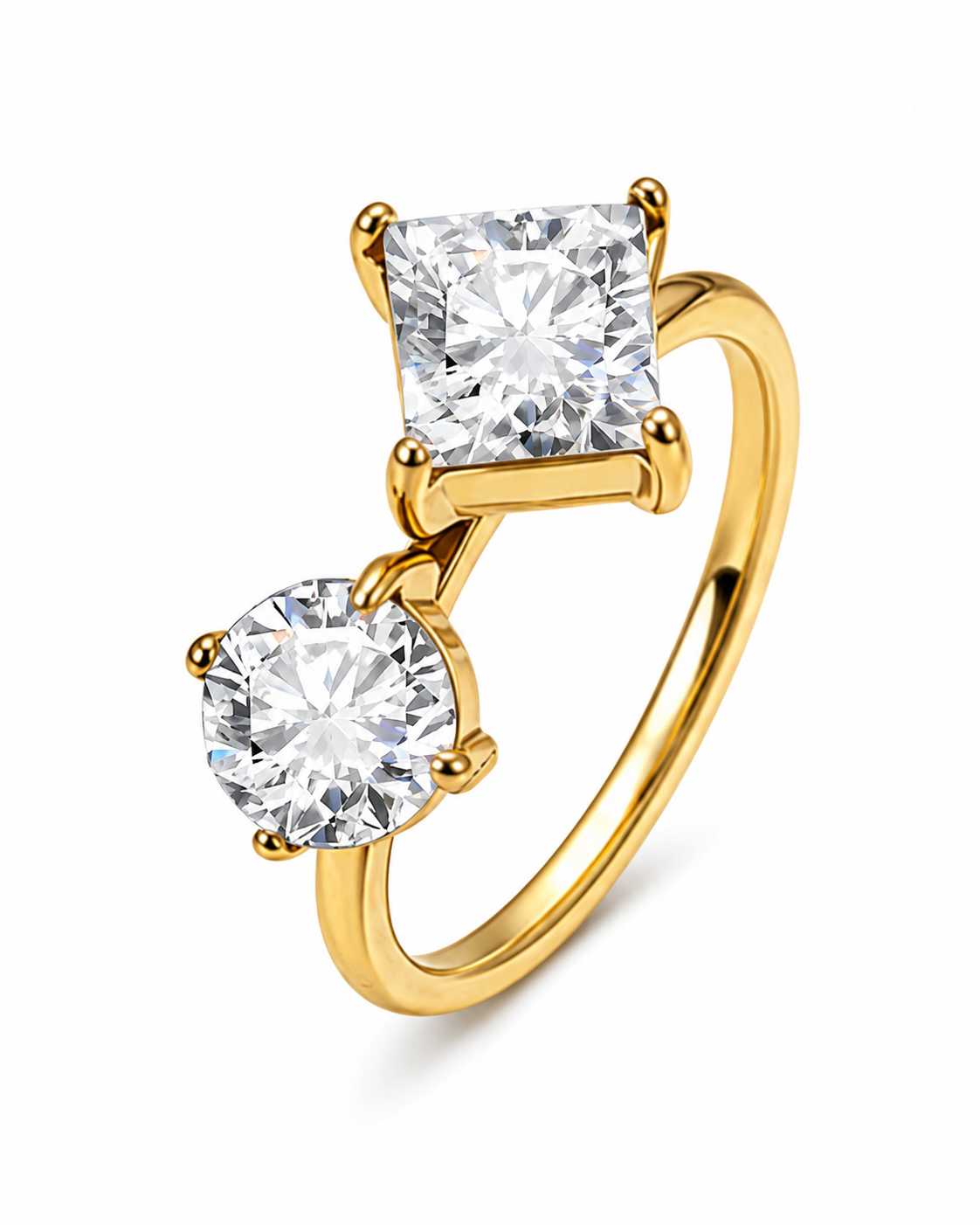 Mixed Cut Crystal Ring Series