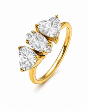 Mixed Cut Crystal Ring Series