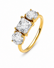 Mixed Cut Crystal Ring Series