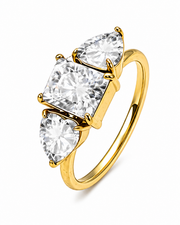 Mixed Cut Crystal Ring Series