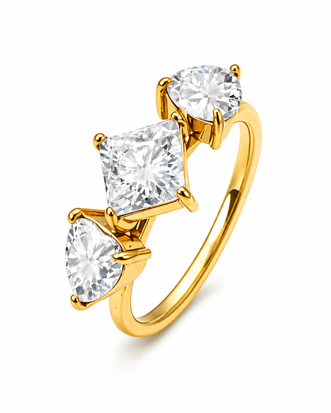 Mixed Cut Crystal Ring Series