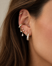 Lumière Crystal Hoops