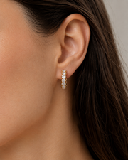 Lumière Crystal Hoops