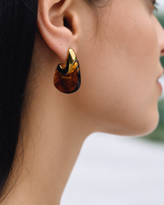 Solenne Marbled Drop Earring Series