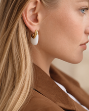 Solenne Marbled Drop Earring Series