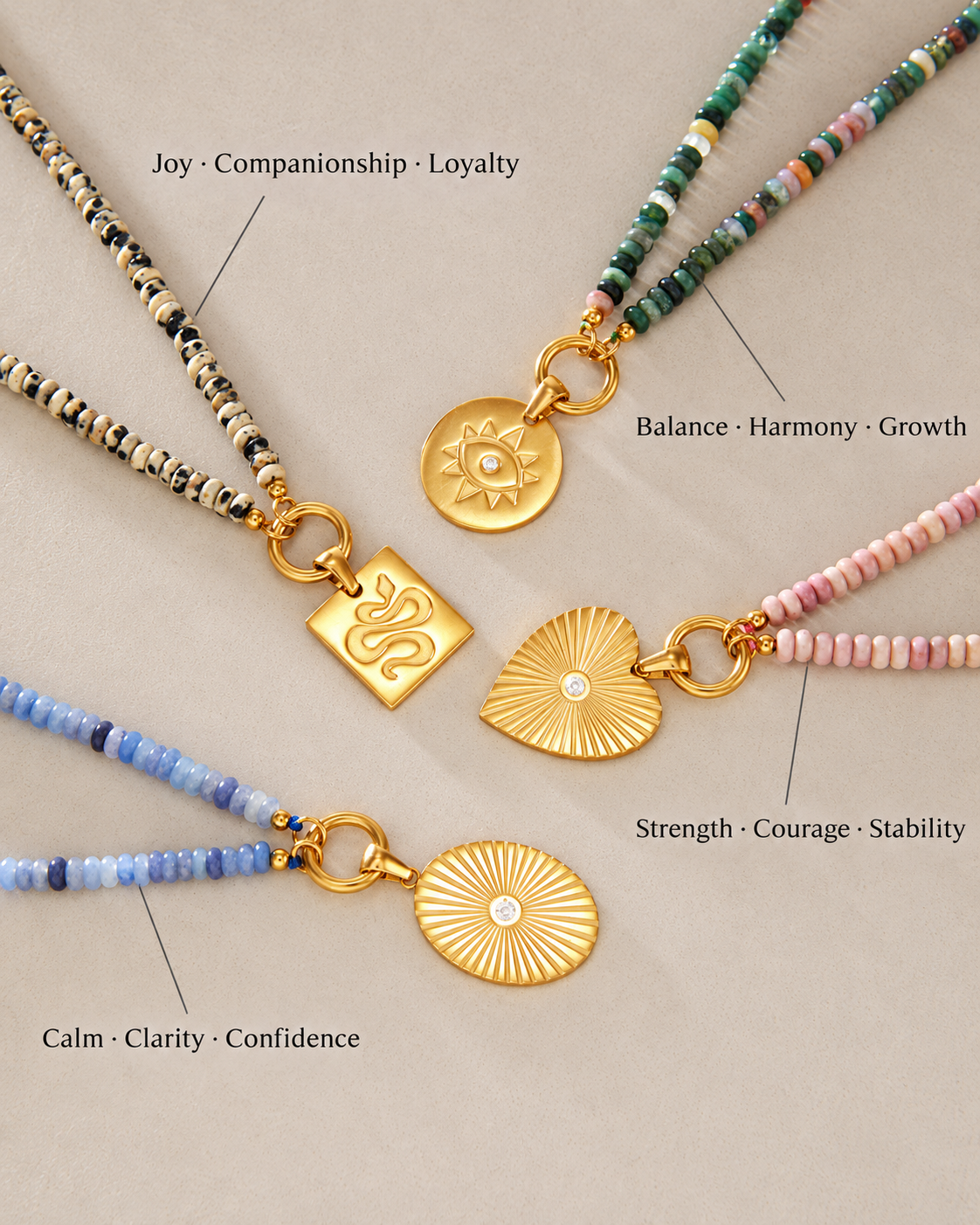 Solara Stone Necklace Series