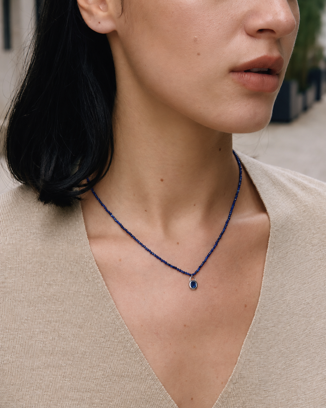 Solara Beaded Pendant Necklace Series