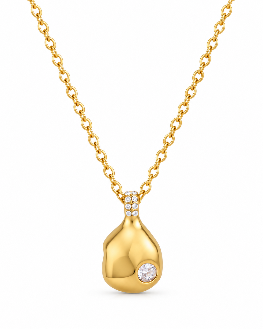 Liora Sculpted Drop Necklace Series