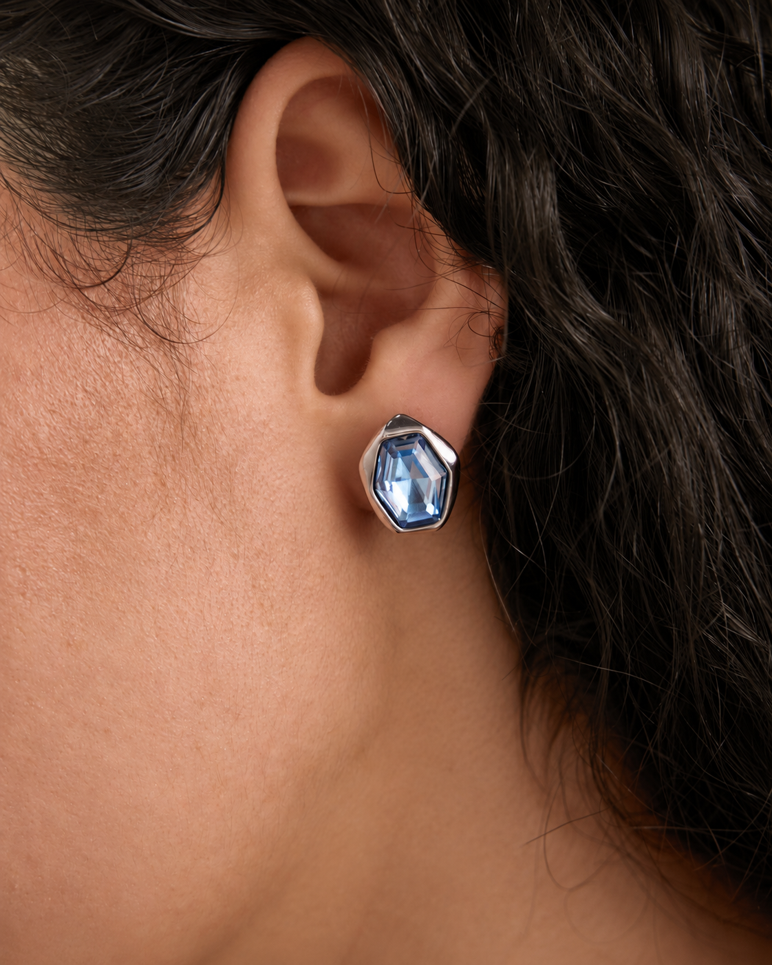 Lumi Geometric Crystal Earrings Series