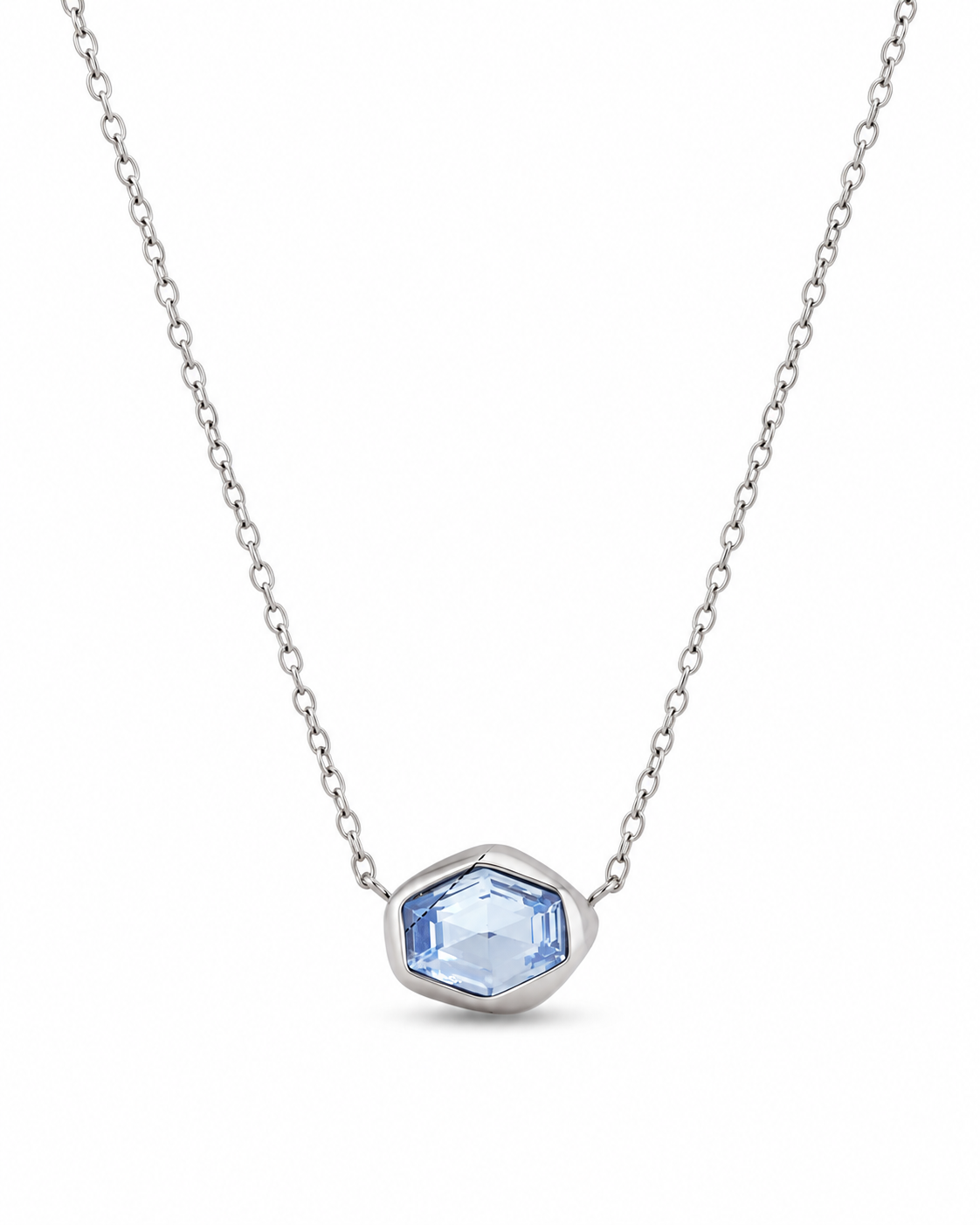 Elara Hex Crystal Necklace Series
