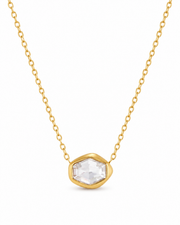 Elara Hex Crystal Necklace Series
