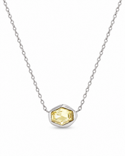 Elara Hex Crystal Necklace Series