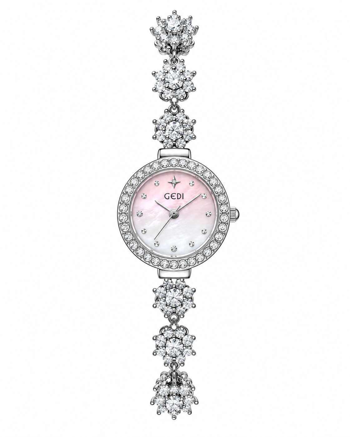 Elara Crystal Bracelet Watch