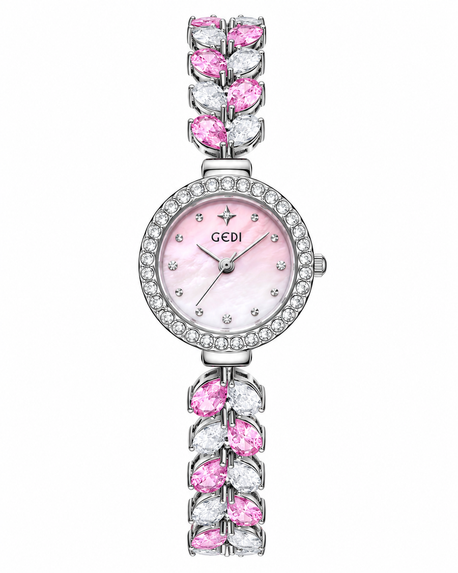 Elara Crystal Bracelet Watch