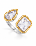 Product view of Aurelia Duo Crystal Ring by Zodiglow