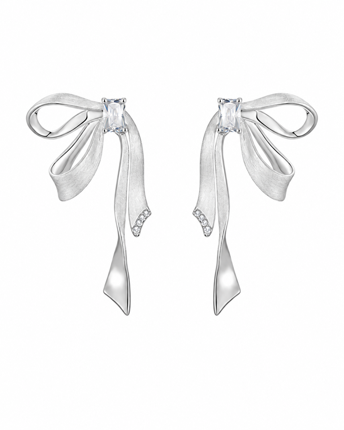 Celestine Ribbon Drop Earrings