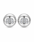 Mira Crystal Dome Stud Earrings