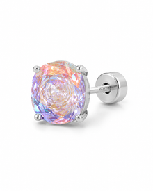 Aurora Rose-Cut Stud Earring