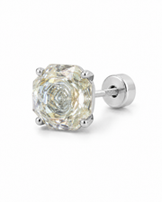 Aurora Rose-Cut Stud Earring