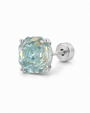 Aurora Rose-Cut Stud Earring