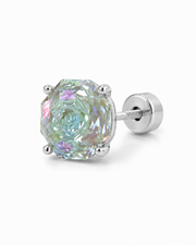 Aurora Rose-Cut Stud Earring