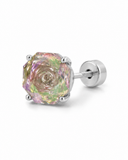 Aurora Rose-Cut Stud Earring