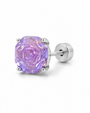 Aurora Rose-Cut Stud Earring