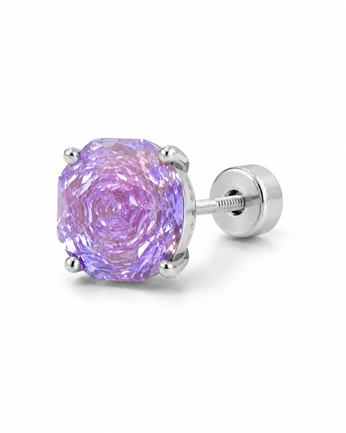 Aurora Rose-Cut Stud Earring