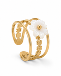 Bloom Pearl Open Ring Series