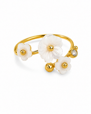 Bloom Pearl Open Ring Series