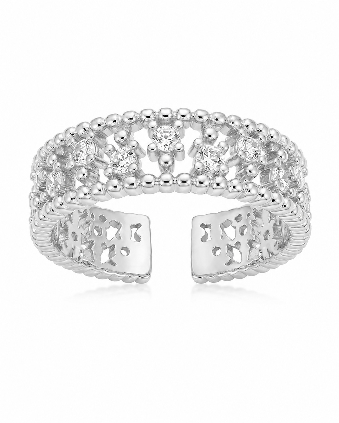 Celeste Pavé Open Ring
