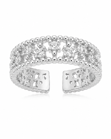 Celeste Pavé Open Ring