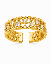 Celeste Pavé Open Ring