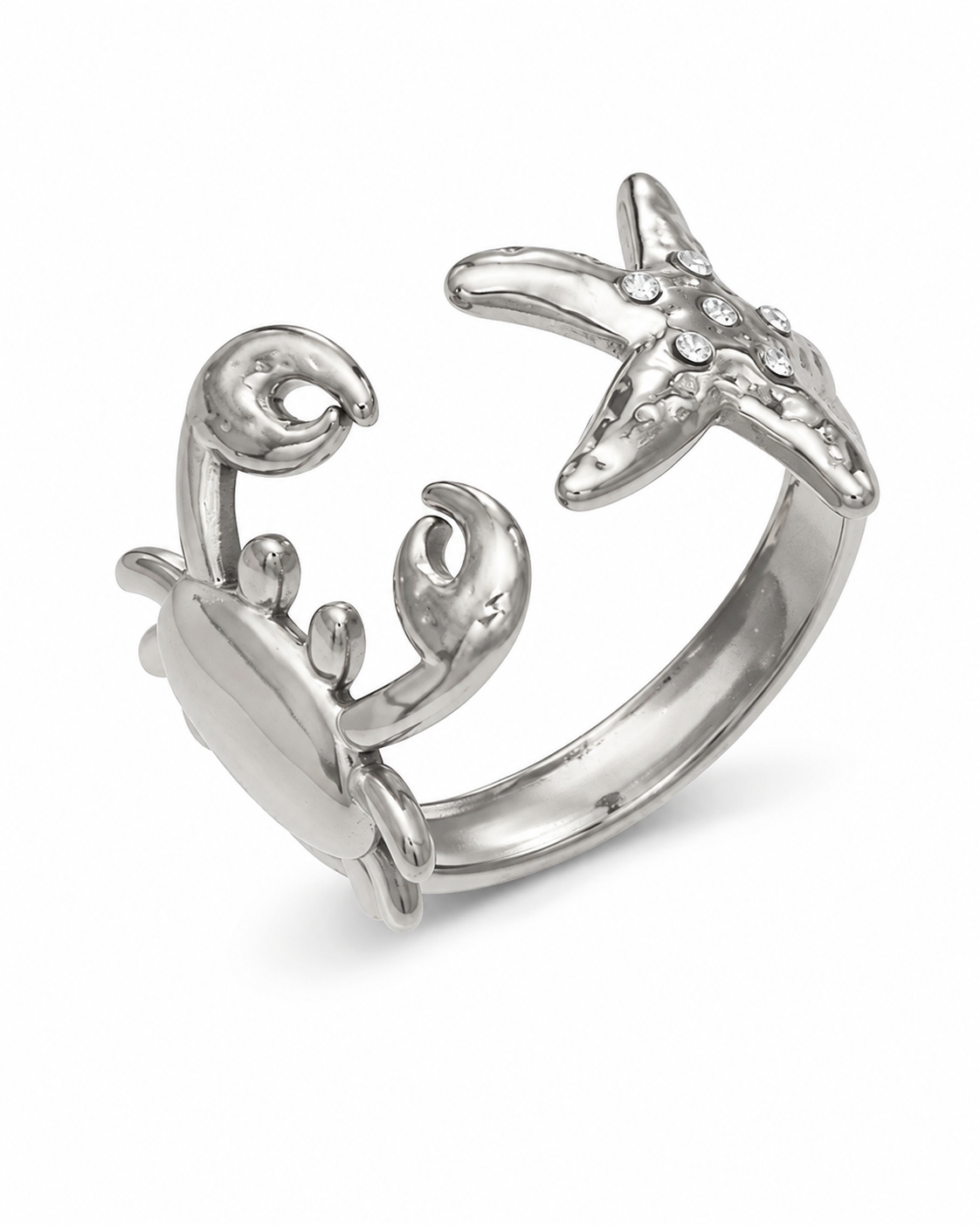 Ocean Charm Open Ring