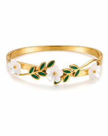 Verdant Bloom Bangle