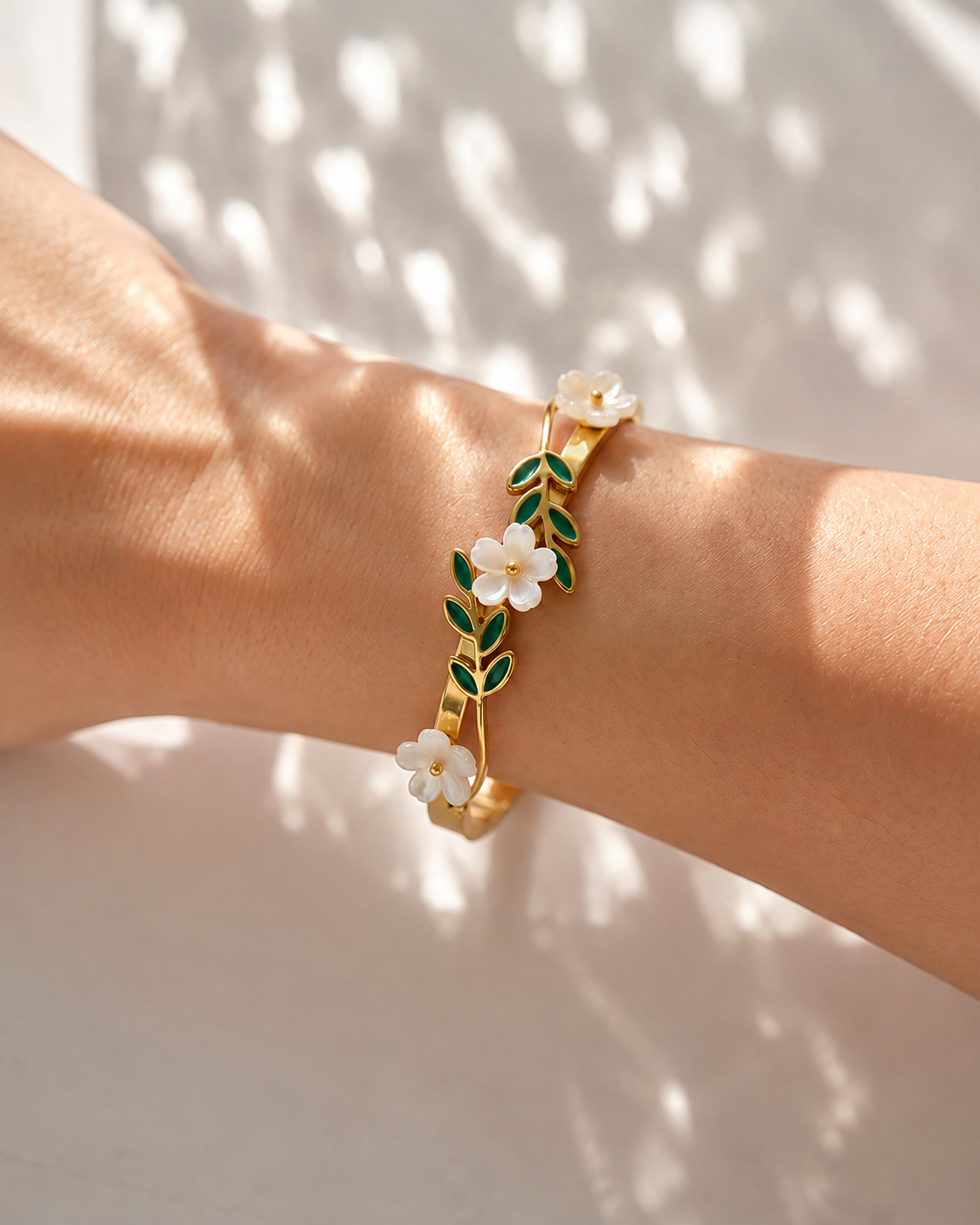 Verdant Bloom Bangle