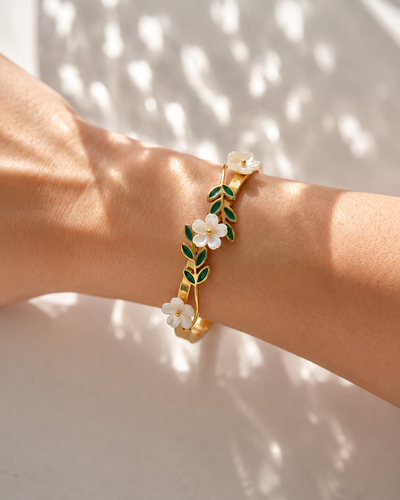 Verdant Bloom Bangle
