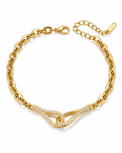 Aurelia Crystal Link Bracelet