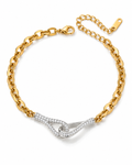 Aurelia Crystal Link Bracelet