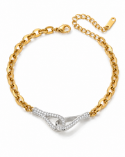 Aurelia Crystal Link Bracelet