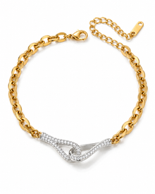 Aurelia Crystal Link Bracelet