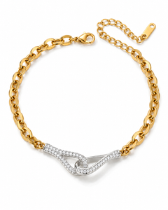 Aurelia Crystal Link Bracelet